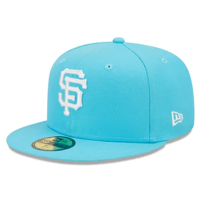 Casquette ajustée 59FIFTY avec logo Vice Highlighter des Giants de San Francisco New Era bleu pour homme