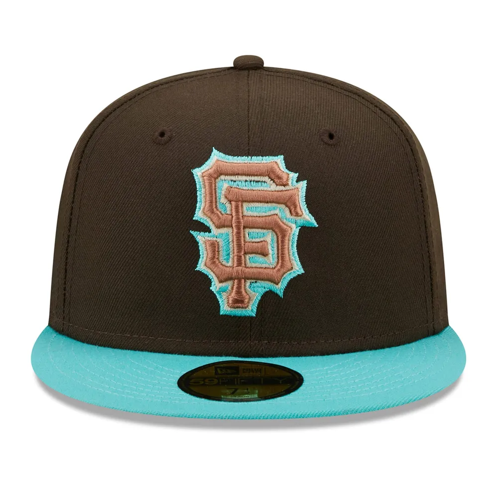 Men's New Era Brown/Mint San Francisco Giants  Walnut Mint 59FIFTY Fitted Hat