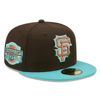 New Era Men's Brown, Mint San Francisco Giants Walnut 59FIFTY Fitted Hat