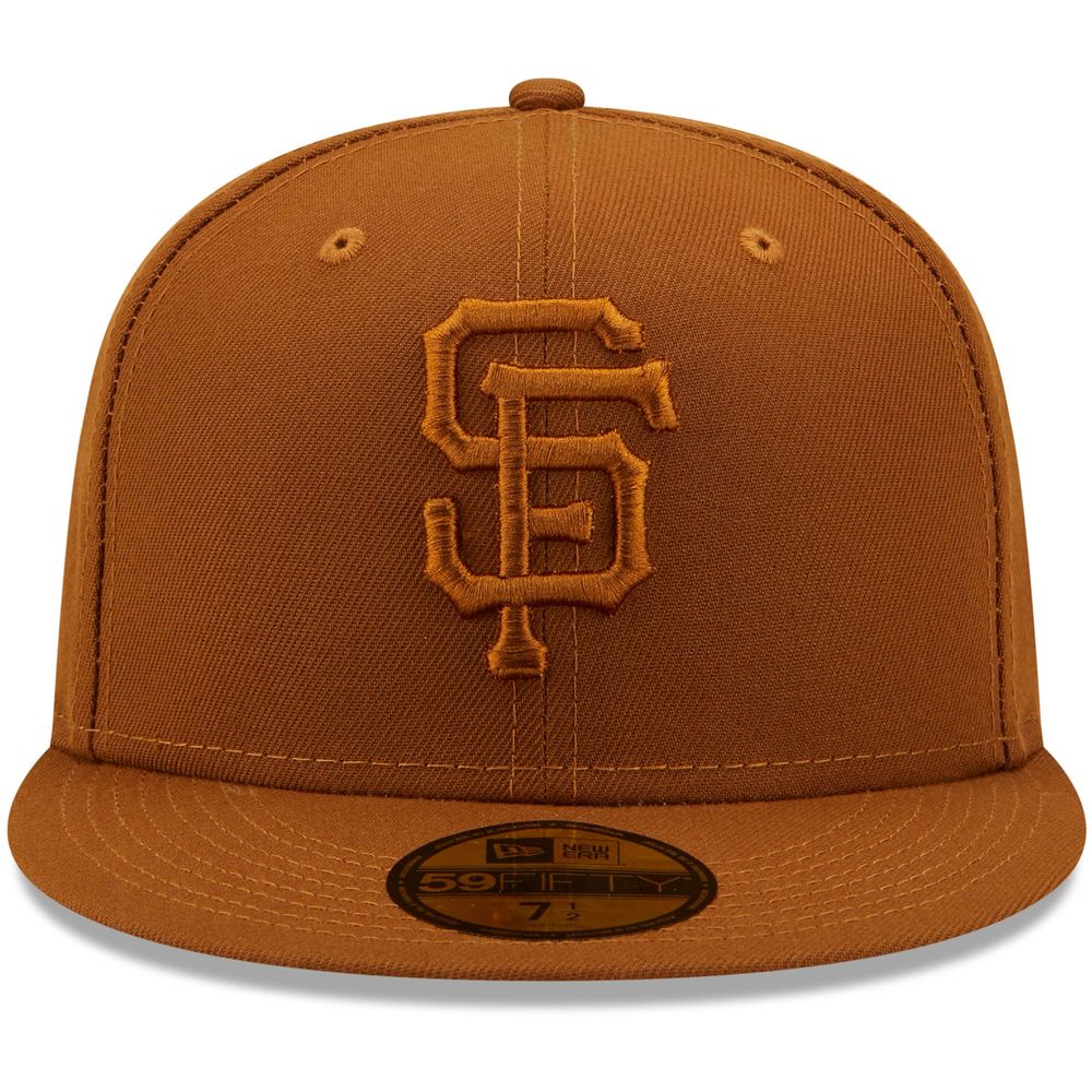 Men's New Era Brown New York Giants Team Color Pack 59FIFTY Fitted Hat
