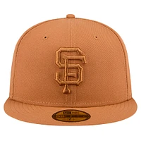 Men's New Era Brown San Francisco Giants Color Pack 59FIFTY Fitted Hat