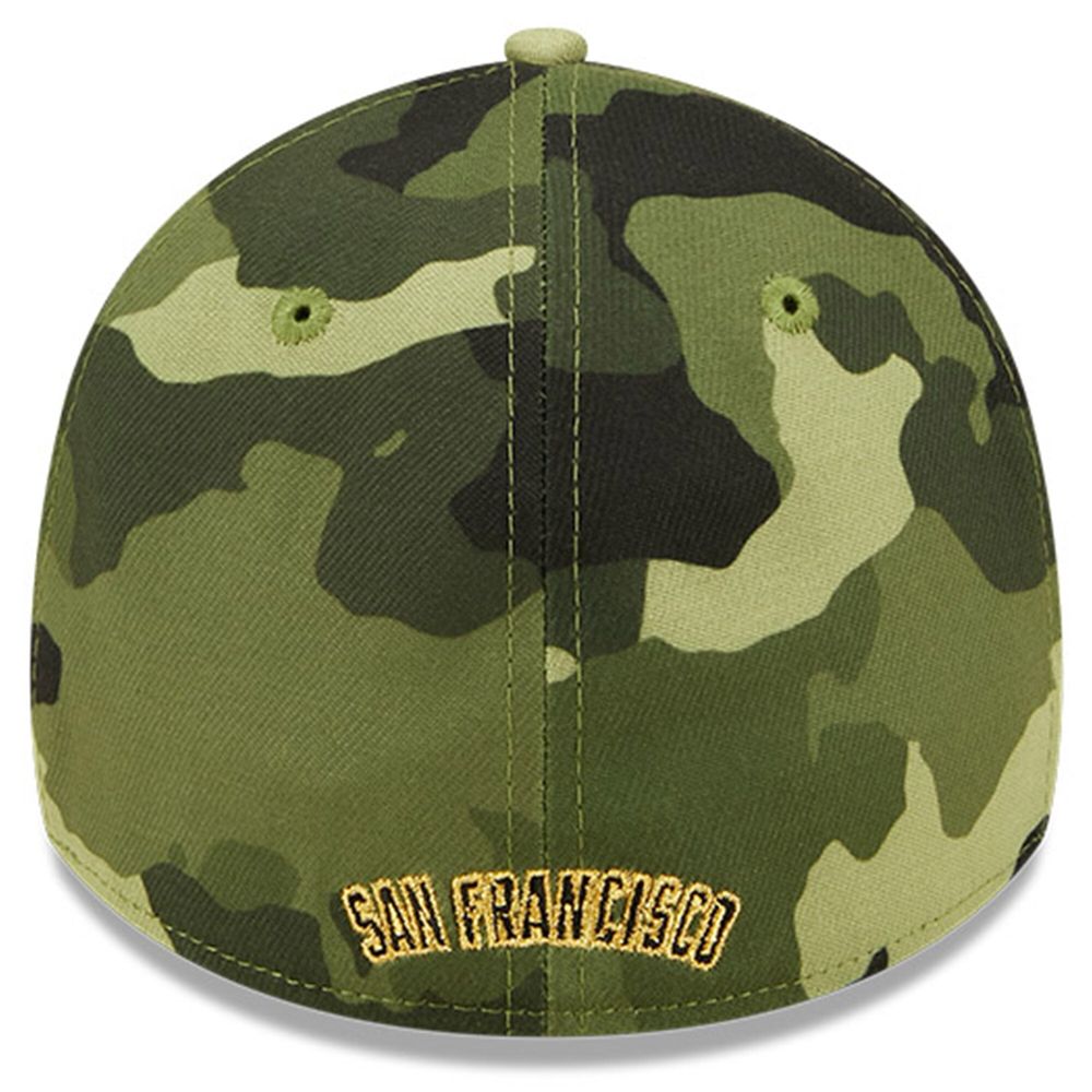 Men's New Era Camo San Diego Padres 2022 Armed Forces Day 39THIRTY Flex Hat