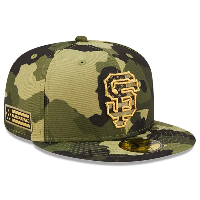New Era Camo San Francisco Giants 2022 Armed Forces Day Bucket Hat