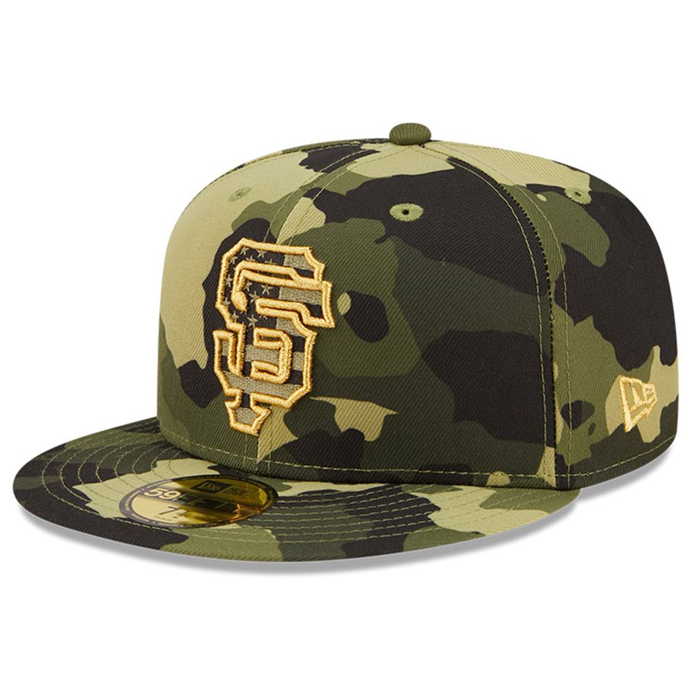 New Era Camo Boston Red Sox 2022 Armed Forces Day On-Field 59FIFTY Fitted Hat