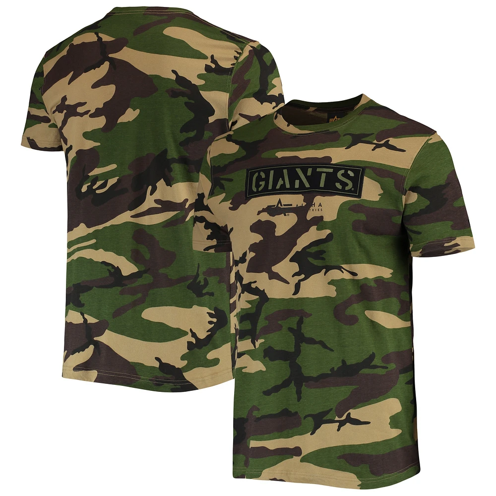 Men's New Era Camo San Francisco Giants Club T-Shirt