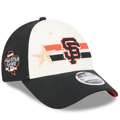 Men's New Era  Cream/Black San Francisco Giants 2024 MLB All-Star Game  9FORTY Adjustable Hat