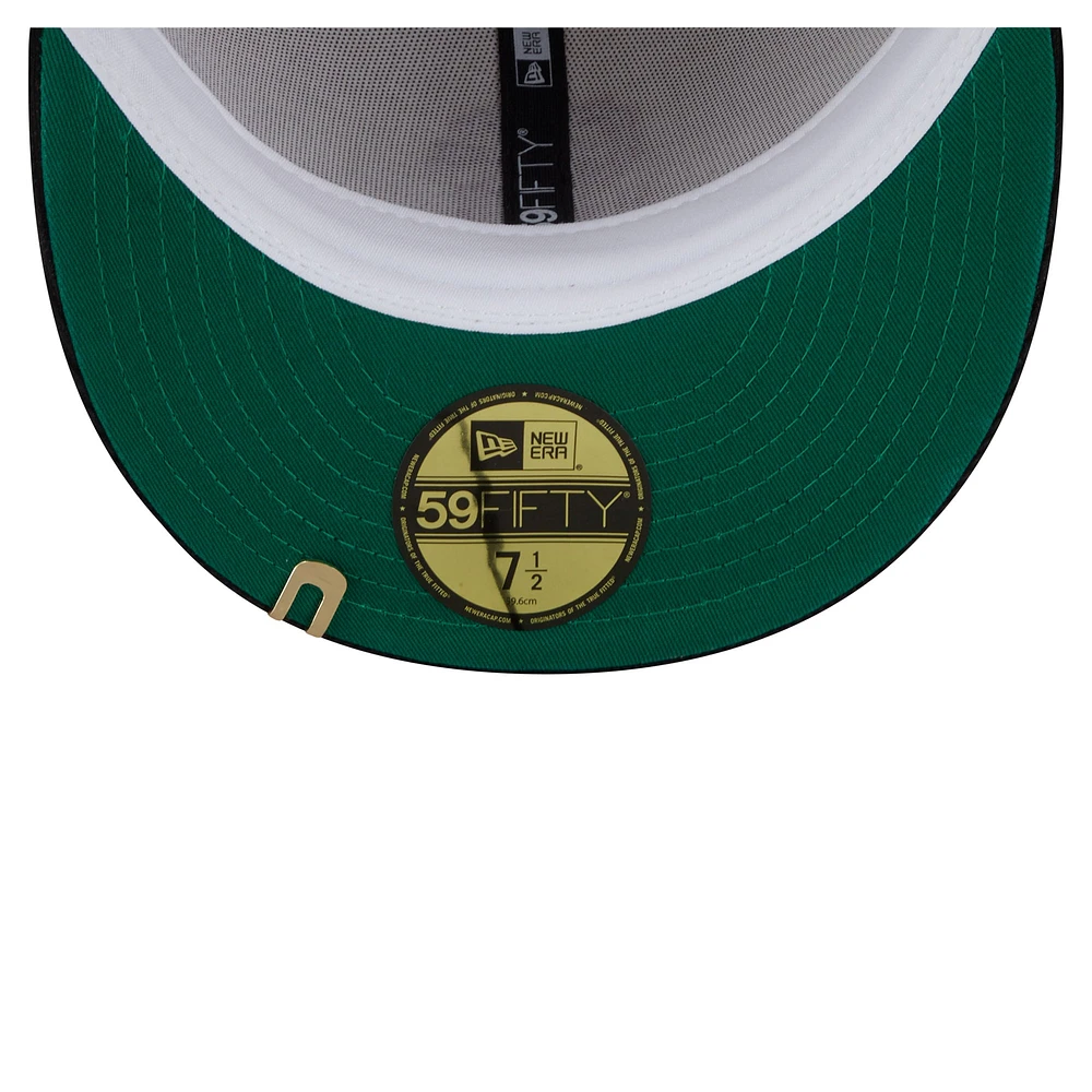 Men's New Era Cream/Black San Francisco Giants Two-Tone Corduroy 59FIFTY Fitted Hat