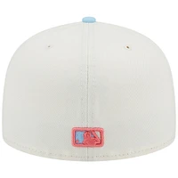 Casquette ajustée 59FIFTY printemps couleur crème/bleu clair San Francisco Giants New Era pour homme