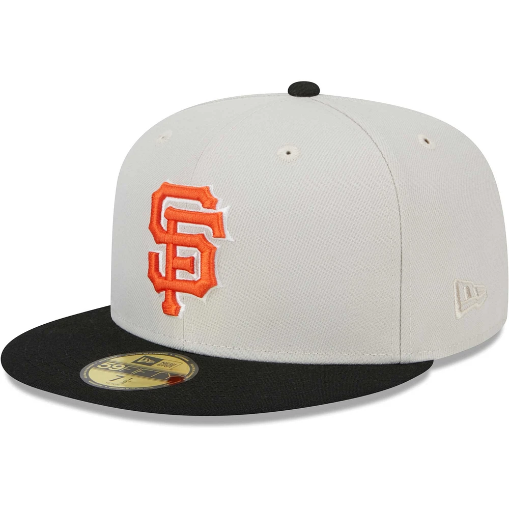 Men's New Era Cream San Francisco Giants 8x World Series Champions Class 59FIFTY Fitted Hat