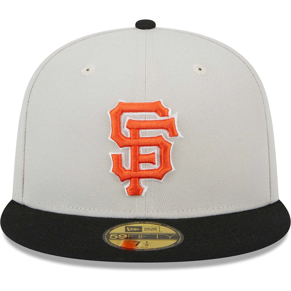 Men's New Era Cream San Francisco Giants 8x World Series Champions Class 59FIFTY Fitted Hat