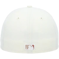 Men's New Era Cream San Francisco Giants Chrome Camel Rust Undervisor 59FIFTY Fitted Hat