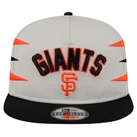 Men's New Era Cream San Francisco Giants Iron Golfer Snapback Hat