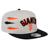 Men's New Era Cream San Francisco Giants Iron Golfer Snapback Hat