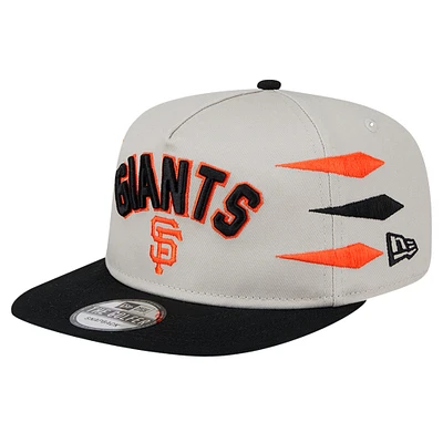 Men's New Era Cream San Francisco Giants Iron Golfer Snapback Hat