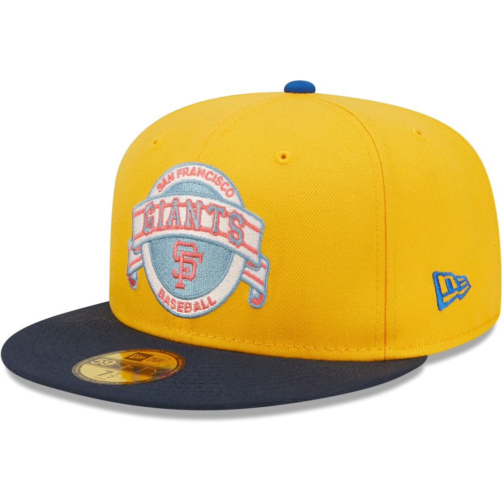 NEW ERA BIG GAME SAN FRANCISCO GIANTS FITTED HAT (NAVY/GOLD