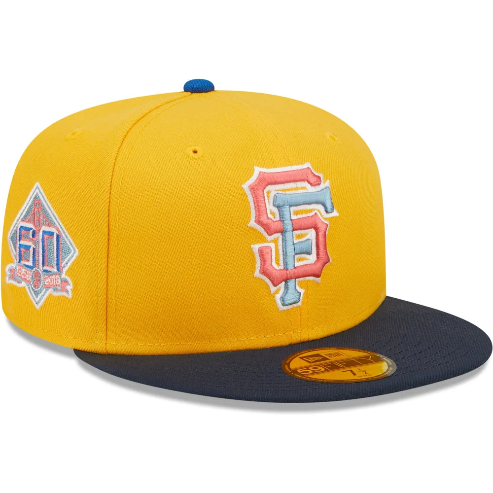 San Francisco Giants New Era White Logo 59FIFTY Fitted Hat - Navy