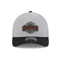 Men's New Era /Black San Francisco Giants 2025 Batting Practice 9FORTY M-Crown Adjustable Hat