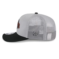 Men's New Era /Black San Francisco Giants 2025 Batting Practice 9SEVENTY Stretch-Snap Trucker Hat