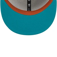 Casquette ajustée 59FIFTY San Francisco Giants New Era pour homme, gris/bleu sarcelle