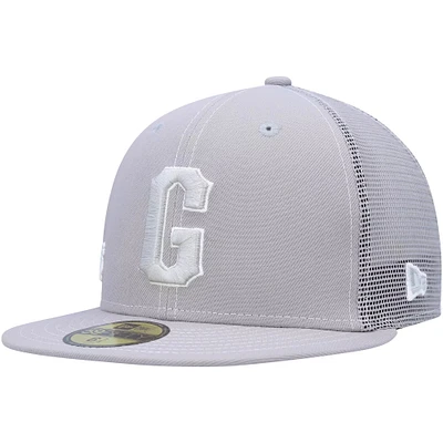 Casquette ajustée 59FIFTY pour entraînement au bâton sur le terrain des Giants de San Francisco 2023 New Era grise homme