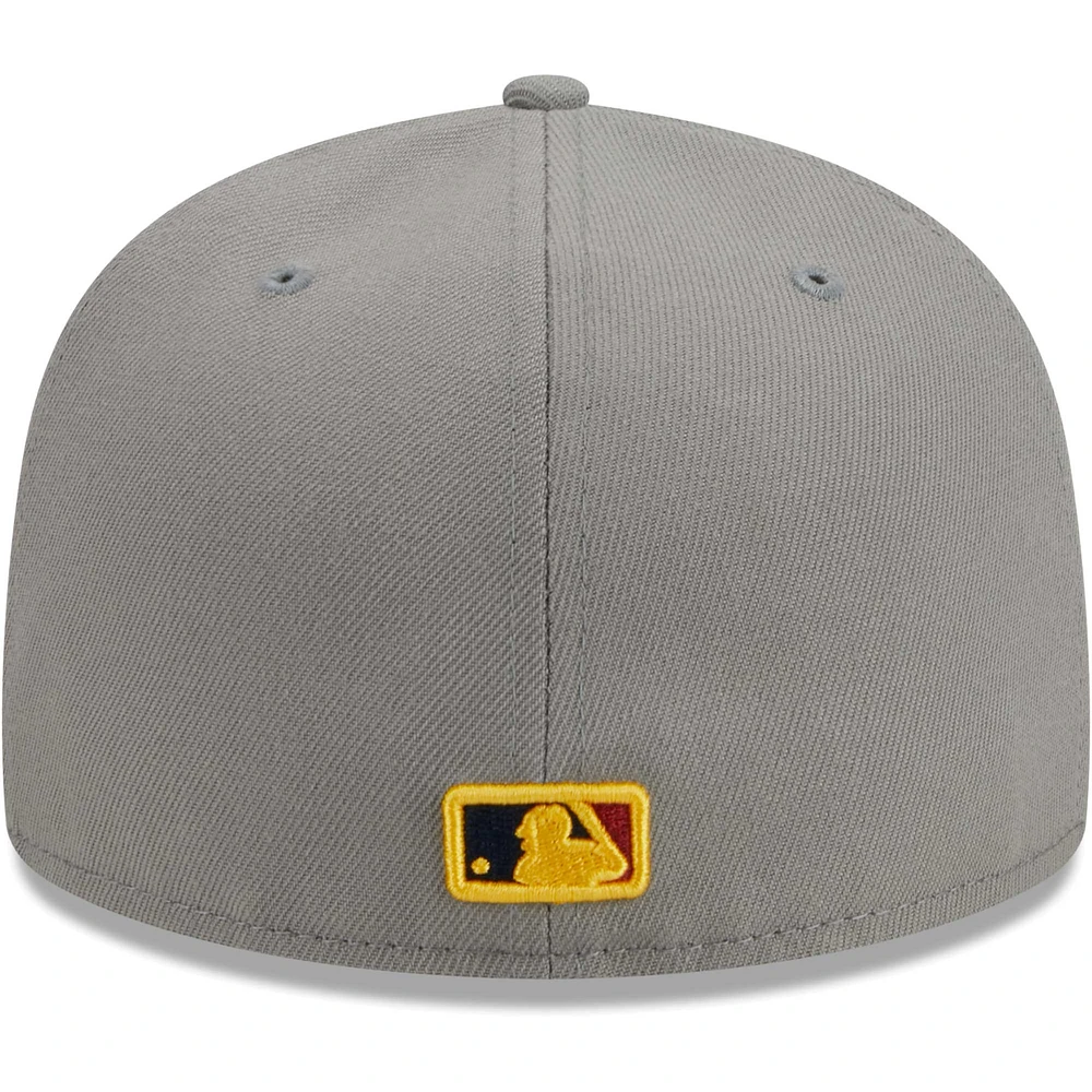 Men's New Era Gray San Francisco Giants Color Pack 59FIFTY Fitted Hat