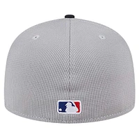 Men's New Era Gray San Francisco Giants Pivot Mesh 59FIFTY Fitted Hat