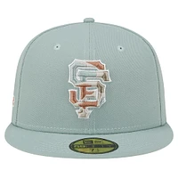 Casquette ajustée 59FIFTY verte San Francisco Giants Spring Forest pour hommes New Era