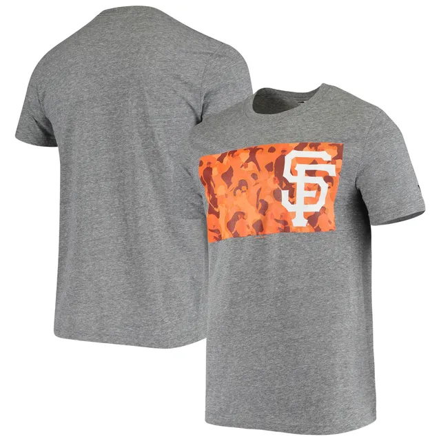 Men's San Francisco Giants Homage Heathered Gray Grateful Dead Tri-Blend T- Shirt
