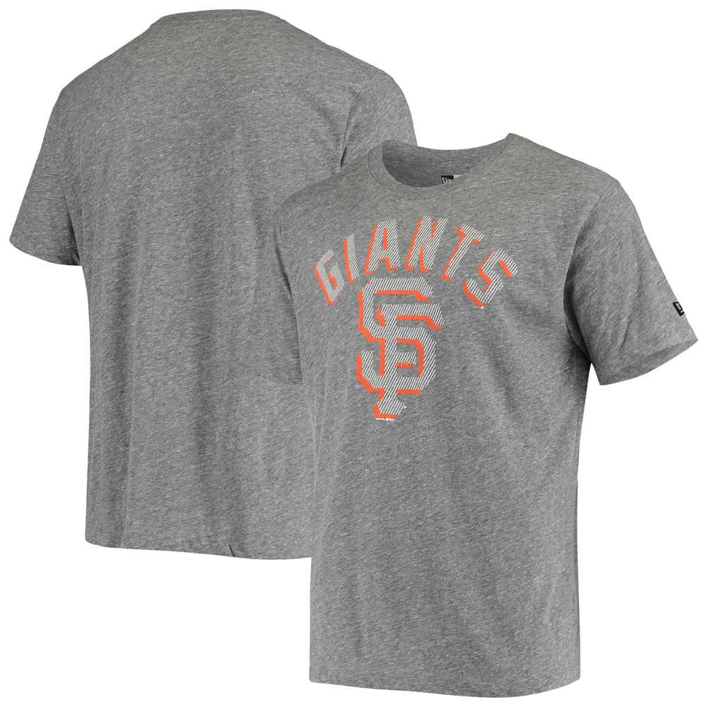 Men's Homage Heathered Gray San Francisco Giants Grateful Dead Tri-Blend T- Shirt