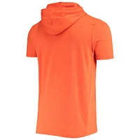 Men's New Era Heathered Orange San Francisco Giants Hoodie T-Shirt