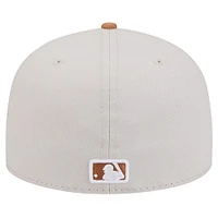 Men's New Era Khaki/Brown San Francisco Giants Two-Tone Color Pack 59FIFTY Fitted Hat