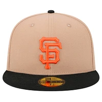 Men's New Era Khaki San Francisco Giants 59FIFTY Fitted Hat