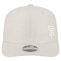 Casquette extensible Flawless 9SEVENTY beige clair pour homme New Era des Giants de San Francisco