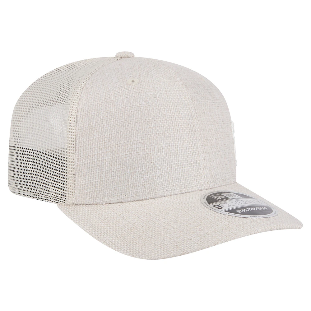 Casquette extensible Flawless 9SEVENTY beige clair pour homme New Era des Giants de San Francisco