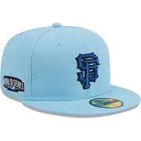 Casquette ajustée 59FIFTY San Francisco Giants New Era bleu clair pour homme