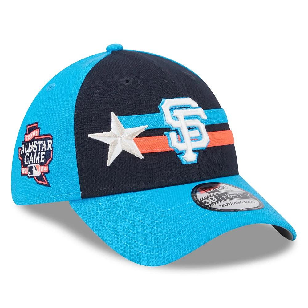 Casquette flexible 39THIRTY New Era pour hommes, San Francisco Giants 2024 MLB All-Star Game, bleu marine