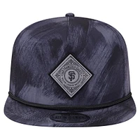 Men's New Era Navy San Francisco Giants Printed Golfer Snapback Hat
