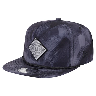 Men's New Era Navy San Francisco Giants Printed Golfer Snapback Hat