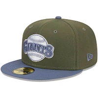 Casquette ajustée 59FIFTY pour homme San Francisco Giants New Era olive/bleu