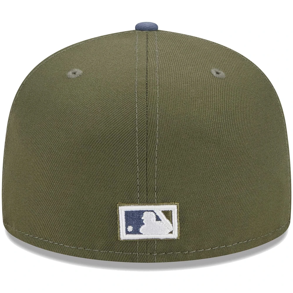 Casquette ajustée 59FIFTY pour homme San Francisco Giants New Era olive/bleu