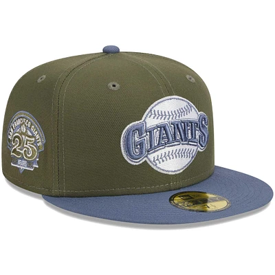 Casquette ajustée 59FIFTY pour homme San Francisco Giants New Era olive/bleu