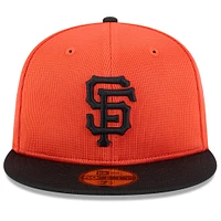 Men's New Era  Orange/Black San Francisco Giants 2025 Spring Training 59FIFTY Fitted Hat