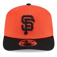 Men's New Era  Orange/Black San Francisco Giants 2025 Spring Training 9SEVENTY Stretch-Snap Trucker Hat