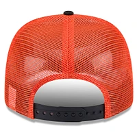 Men's New Era  Orange/Black San Francisco Giants 2025 Spring Training 9SEVENTY Stretch-Snap Trucker Hat