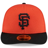 Casquette ajustée 59FIFTY orange/noir pour homme San Francisco Giants 2025 Spring Training Low Profile de New Era