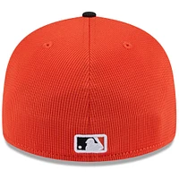Casquette ajustée 59FIFTY orange/noir pour homme San Francisco Giants 2025 Spring Training Low Profile de New Era