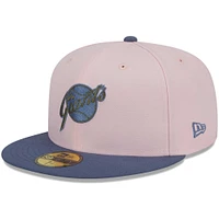 Casquette ajustée 59FIFTY pour homme avec sous-visière olive des Giants de San Francisco New Era rose/bleu