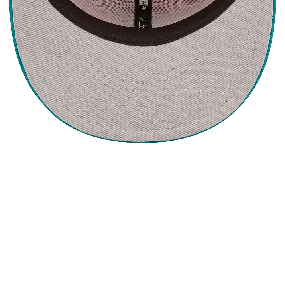 Casquette ajustée 59FIFTY Passion Forest 60e anniversaire de la collection Cooperstown des San Francisco Giants New Era pour homme, rose/vert