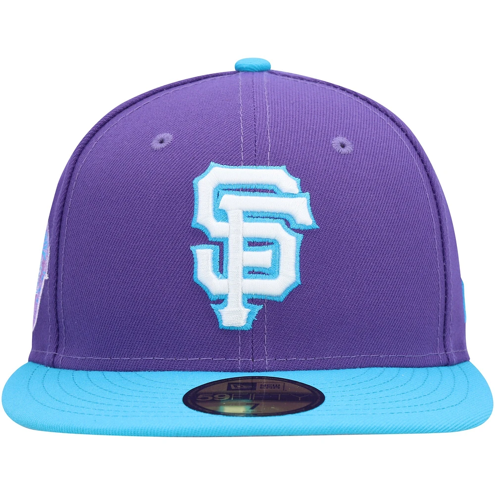 Casquette ajustée Vice 59FIFTY pour homme San Francisco Giants New Era violette