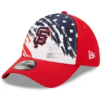 Men's New Era Red San Francisco Giants 2022 4th of July 39THIRTY Flex Hat